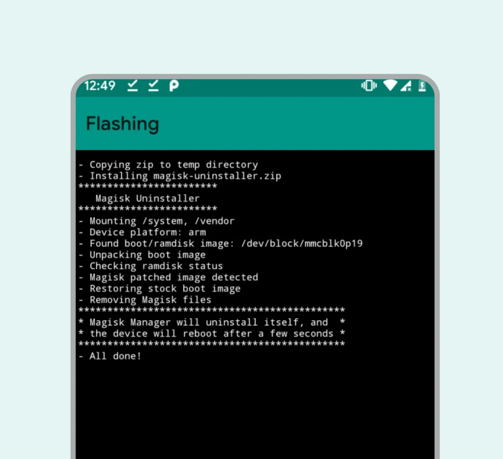 unistaller magisk 7 22